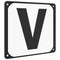 Dressuurletters 12 st staal