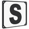 Dressuurletters 12 st staal