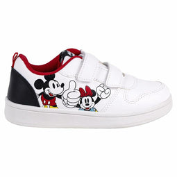 Sportschoenen voor Kinderen Mickey Mouse Velcro Wit Schoenmaat 31