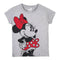 T-Shirt met Korte Mouwen voor kinderen Minnie Mouse Grijs Maat 6 Jaar