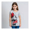 T-Shirt met Korte Mouwen voor kinderen Minnie Mouse Grijs Maat 6 Jaar
