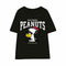 Dames-T-Shirt met Korte Mouwen Snoopy Zwart Maat XS