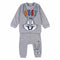 Joggingpak voor kinderen Looney Tunes Grijs Maat 1 maand