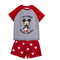 Zomerpyjama Mickey Mouse Rood Grijs Maat 6 Jaar