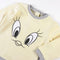 Joggingpak voor kinderen Looney Tunes Geel Maat 1 maand