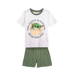 Pyjama Kinderen The Mandalorian Wit Maat 6 Jaar