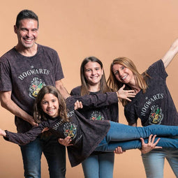 Kinder-T-Shirt met Lange Mouwen Harry Potter Grijs Donker grijs Maat 6 Jaar