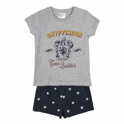 Pyjama Kinderen Harry Potter Grijs Maat 10 Jaar