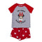 Zomerpyjama Minnie Mouse Rood Grijs Maat 3 Jaar
