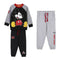 Joggingpak voor kinderen Mickey Mouse Zwart Maat 5 Jaar