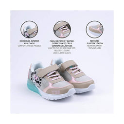 Sportschoenen met LED Minnie Mouse Beige Schoenmaat 32