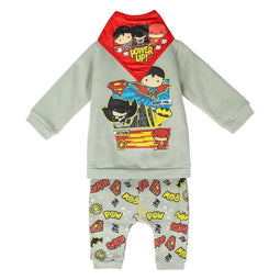 Joggingpak voor baby Justice League Grijs Maat 12-18 Maanden