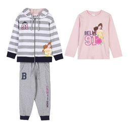 Joggingpak voor kinderen Disney Princess Grijs Maat 2 Jaar