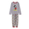 Pyjama Mickey Mouse Grijs (Volwassenen) Mannen Maat S