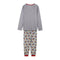 Pyjama Mickey Mouse Grijs (Volwassenen) Mannen Maat S