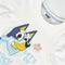 T-Shirt met Korte Mouwen voor kinderen Bluey Wit Maat 3 Jaar