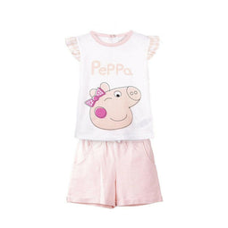 Kledingset Peppa Pig Wit Kinderen Maat 48 Maanden