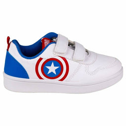 Sportschoenen voor Kinderen The Avengers Velcro Wit Schoenmaat 30