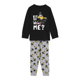Pyjama Kinderen Looney Tunes Zwart Maat 3 Jaar