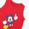 Zomerpyjama Mickey Mouse Rood Maat 4 Jaar