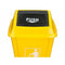Afvalemmer Q-Connect KF10062 Geel Plastic 58 L