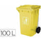 Vuilnisemmer Q-Connect KF16543 Geel Plastic 100 L