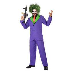 Kostuums voor Volwassenen Joker Paars Moordenaar (3 Onderdelen) Maat M/L
