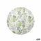 Bordenset Algon Wegwerp Karton Gebloemd 3 Onderdelen 28 cm (24 Stuks)