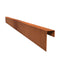 Gardenlux - U-profiel Opsluitband 50 Cortenstaal 5 x 15 x 100 cm