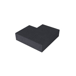 Gardenlux - Massief hoek buiten Carbon 60/60 x 40 x 20 cm