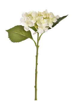 Jasaco - Knophortensiasteel l45 cm creme kunstbloem zijde nepbloem