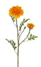 Driesprong Collection - Afrikaantje tagetes erecta , 2 bloemen kunstbloem zijde nepbloem