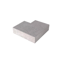 Gardenlux - Massief hoek buiten Grijs 60/60 x 37 x 15 cm