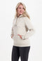 Kjelvik - Dames hoodie Tiara Sand 42