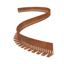 Gardenlux - Kantopsluiting buigbaar Cortenstaal 0,2 x 15 x 300