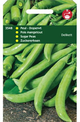 5 stuks - Tuinplus - Peulen Delikett (Sugar Snap)