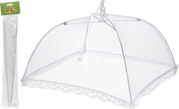 3 stuks - Nampook - Vliegenkap pe wit 30x30cm