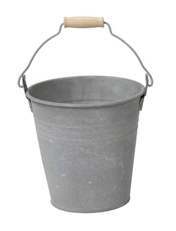 MCollections - Zinc Old Look Bucket 3 Litres D18H18 cm bloempot