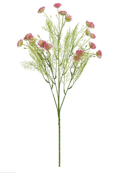 Jasaco - Dilletak l60 cm dk.roze kunstbloem zijde nepbloem