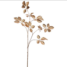 Jasaco - Large leaf 112 cm gold kunstbloem zijde nepbloem