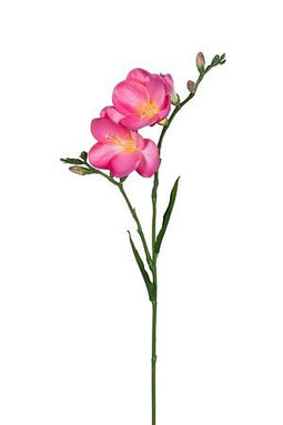 Louis Maes - Freesiasteel l68 cm roze kunstbloem zijde nepbloem