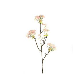 Decostar - Cornus mas s roze kunstbloem zijde nepbloem