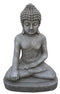 stonE'lite - Boeddha Zit Super 54X38X75Cm Licht Grijs Fiberclay