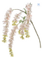 Jasaco - Wisteria branch 110 cm vanilla kunstbloem zijde nepbloem