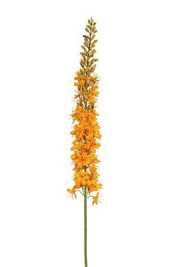 Louis Maes - Eremurussteel l105 cm oranje kunstbloem zijde nepbloem