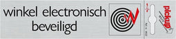 Pickup - Route Alulook 165 x 44 mm Sticker winkel elektronisch beveiligd