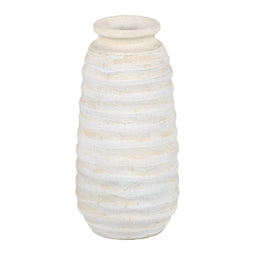 Vaas Crème Keramisch 15 x 15 x 30 cm