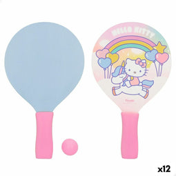 Strandschepjes met Bal Hello Kitty Hout (12 Stuks)