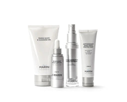 Jan Marini Men's System: shave & cleansing gel 148ml + Bioclear lotion 30ml + Age Intervention pe...