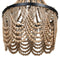 Plafondlamp 47 x 47 x 65 cm Natuurlijk Metaal Hout